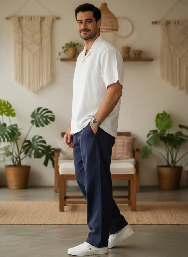 ترولوم بنطال قطن بقصة عادية للرجال